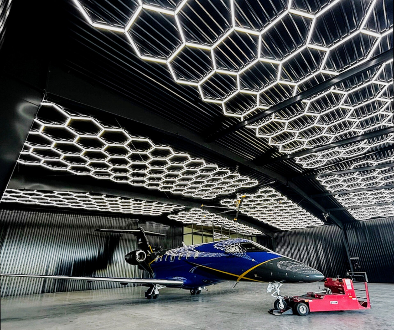 69 Hex LED Hexagon Garage Lights kit