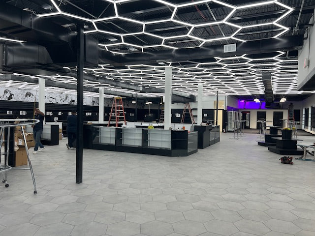 Hex Garage Lighting 30*80 Hexagon LED Lights