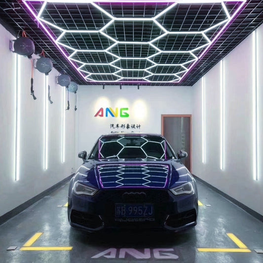 Hexagon_lights_garage_LED_Grid_Light