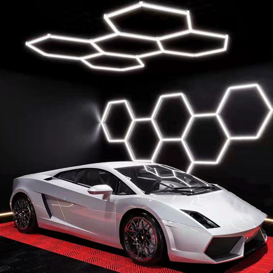 Hexagon Garage Lights LED Grid