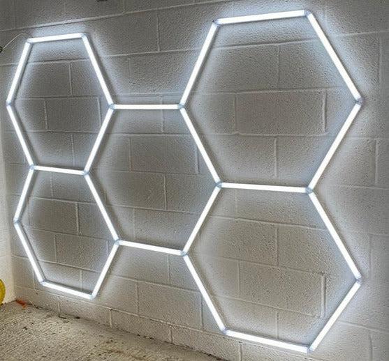 Hexagon Garage Lights LED Grid
