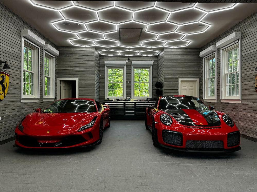 LED Hexagon Garage Lights Custom Order – Hex Garage