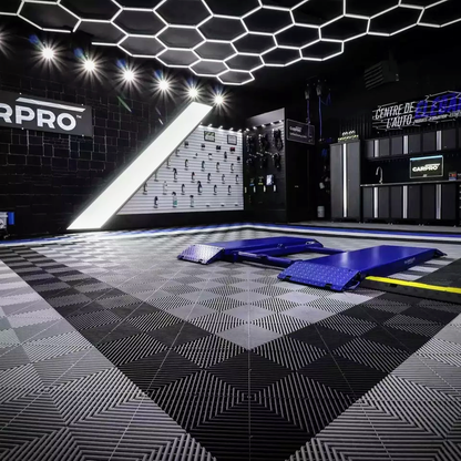 Hexagon_LED_Garage_Grid_Light_HG8011