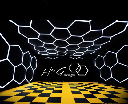 Hexagon_Garage_Lights_LED-Ceiling-Light_Grid