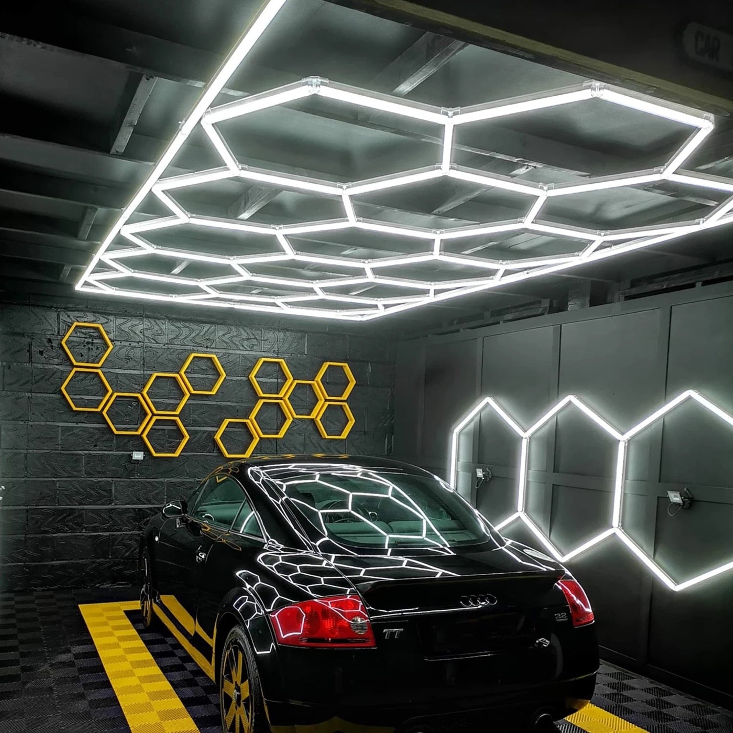 Hexagon LED Garage Light | H5WN – Hex Garage