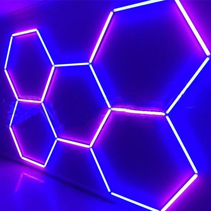 Color LED Hexagon Garage Light 